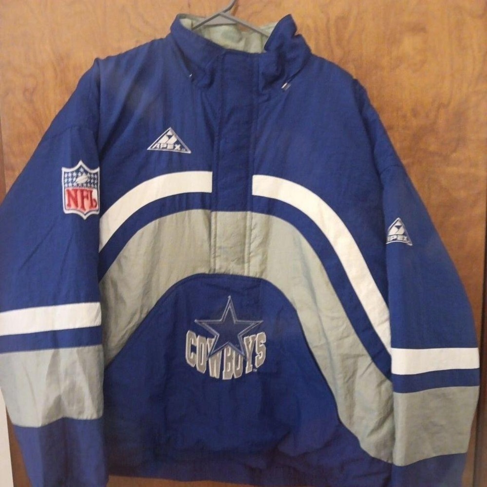 Vintage 1990s NFL Dallas Cowboys Sz L Pro Line by Apex Officially Licensed